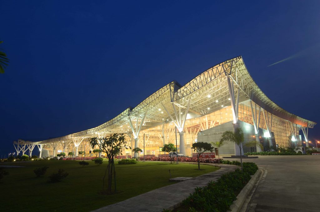 Swami Vivekananda Airport at Raipur, where the association of Jindal Stainless with the Creative Group began