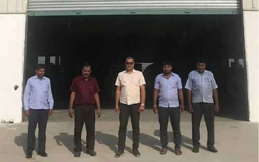 Mr Rakesh Bansal with his team for plant visit