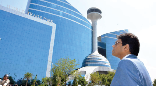 Jaipur's Iconic World Trade Park has been designed by Mr Bartaria